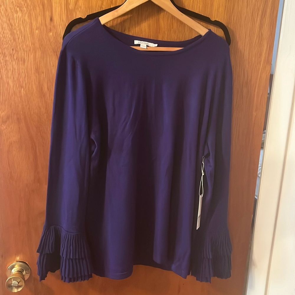 Beautiful sweater. Chico’s size 3 (XL)